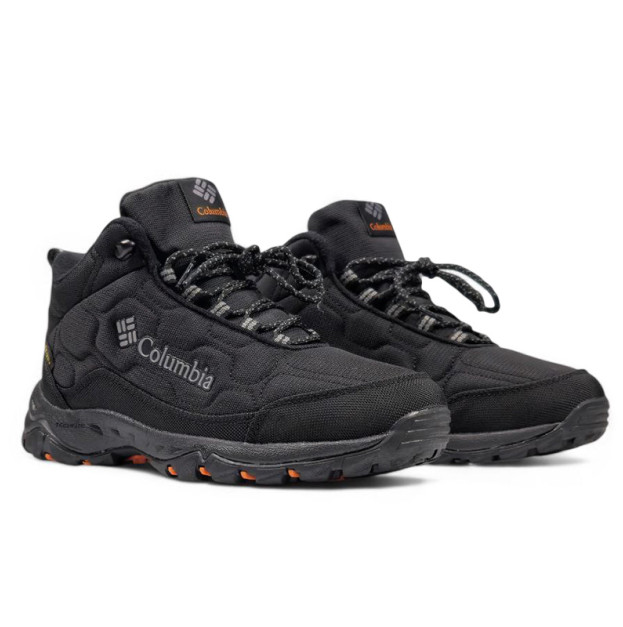 Columbia Waterproof Boots Black Orange С МЕХОМ