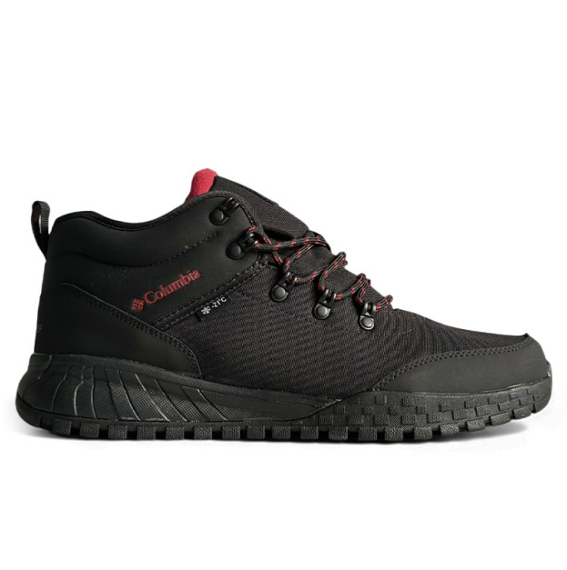 Columbia Fairbanks Waterproof Gore-Tex Mid Black Red